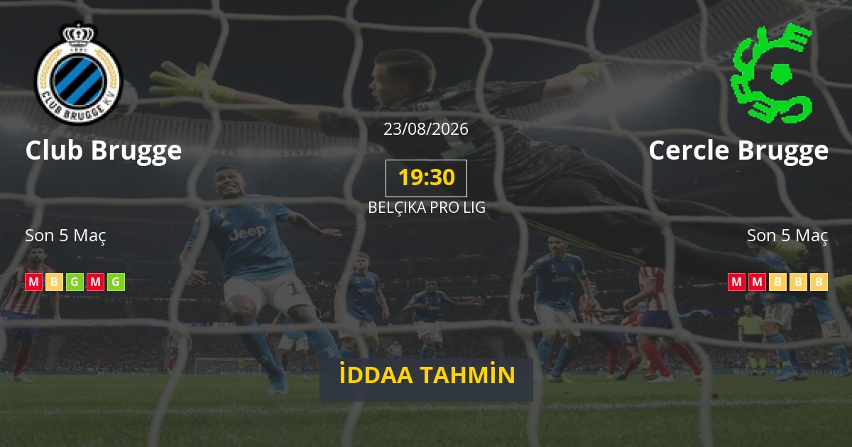 Club Brugge Cercle Brugge İddaa Maç Tahmini 23 Ağustos 2026