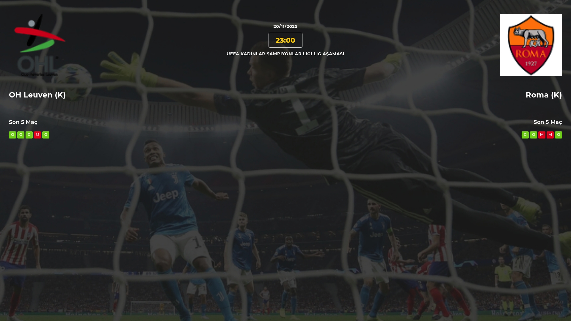 OH Leuven (K) Roma (K) İddaa Maç Tahmini 20 Kasım 2025