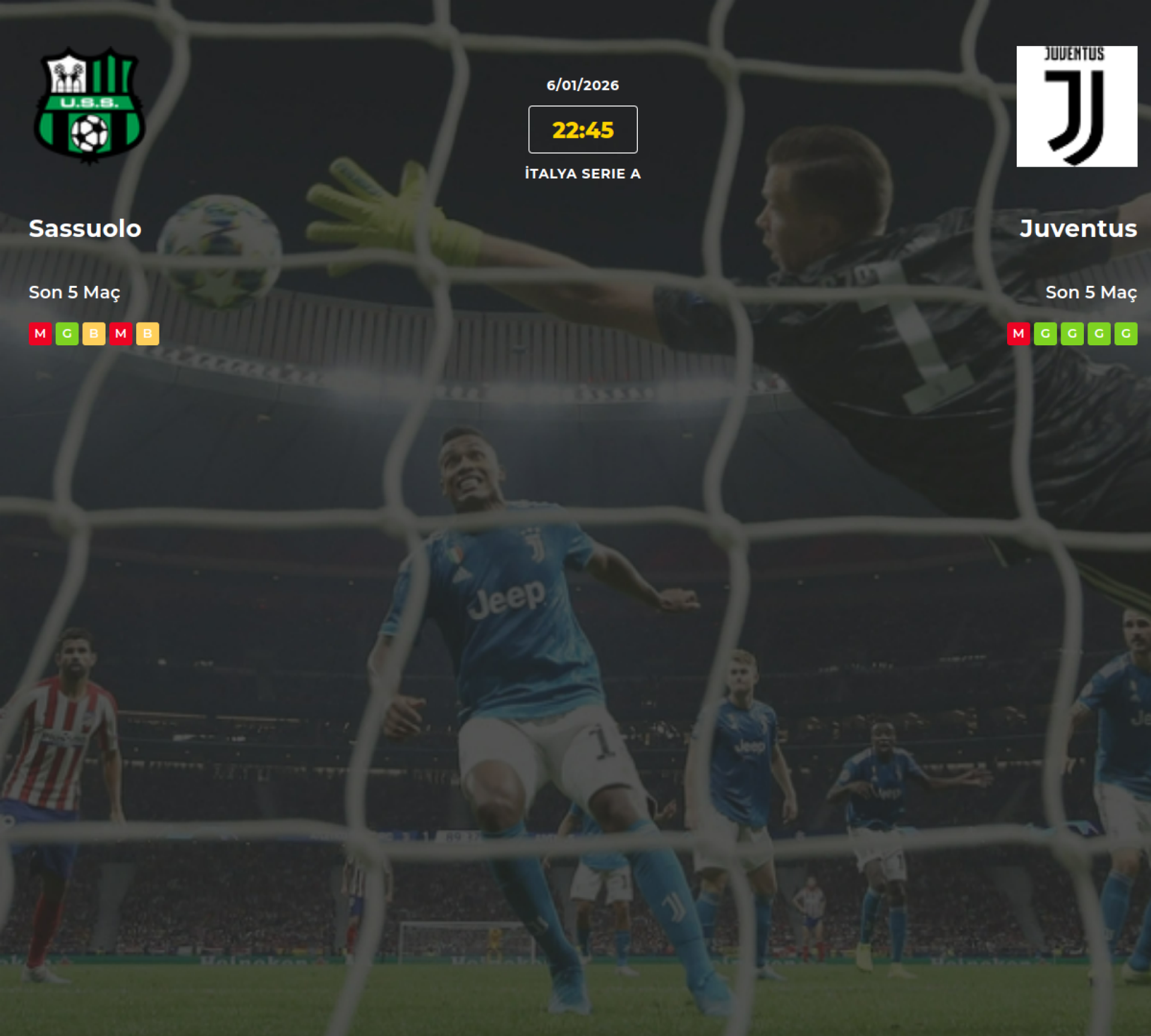 Sassuolo Juventus İddaa Maç Tahmini 06 Ocak 2026