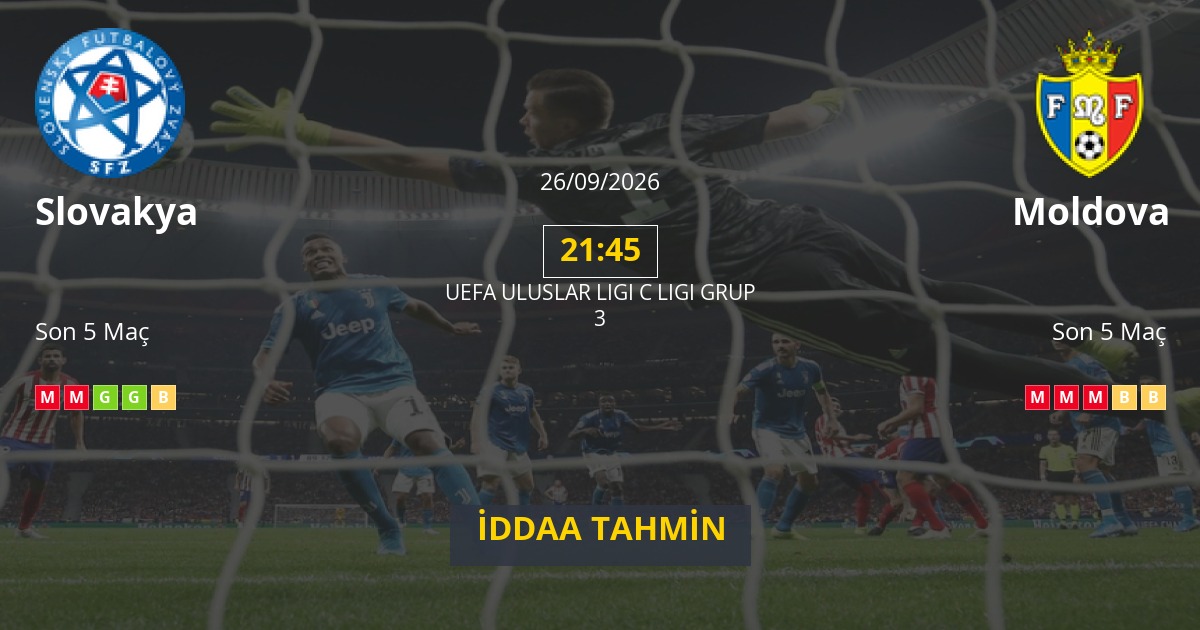Slovakya Moldova İddaa Maç Tahmini 26 Eylül 2026