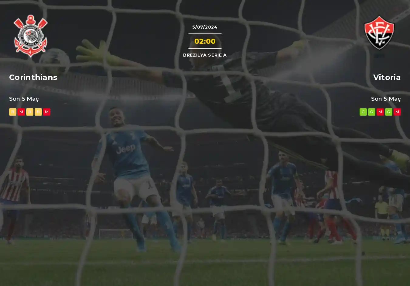 Corinthians Vitoria İddaa Maç Tahmini 05 Temmuz 2024