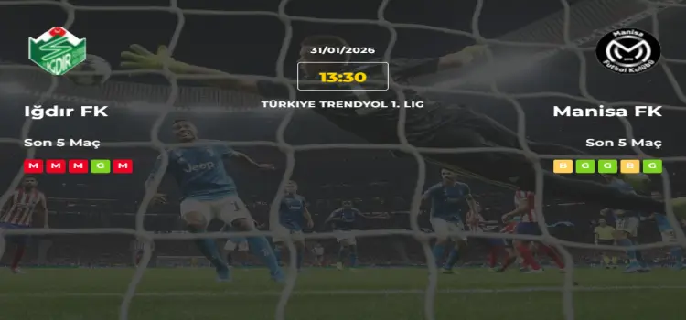 Iğdır Manisaspor İddaa Maç Tahmini 31 Ocak 2026