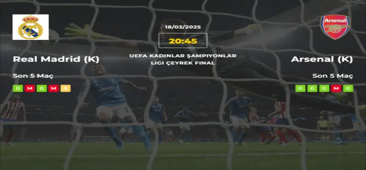 Real Madrid Arsenal İddaa Maç Tahmini 18 Mart 2025