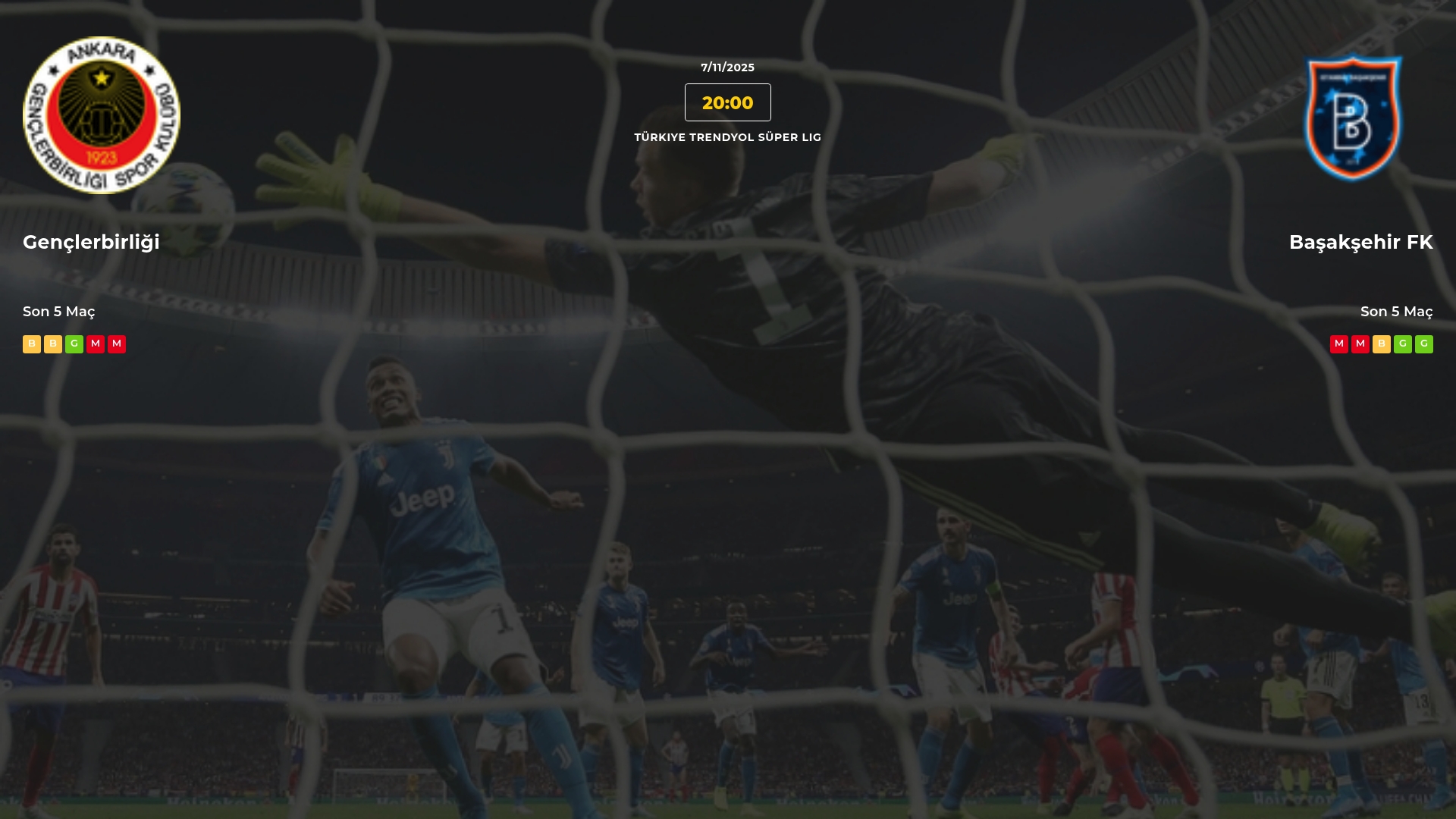 Gençlerbirliği Başakşehir FK İddaa Maç Tahmini 07 Kasım 2025