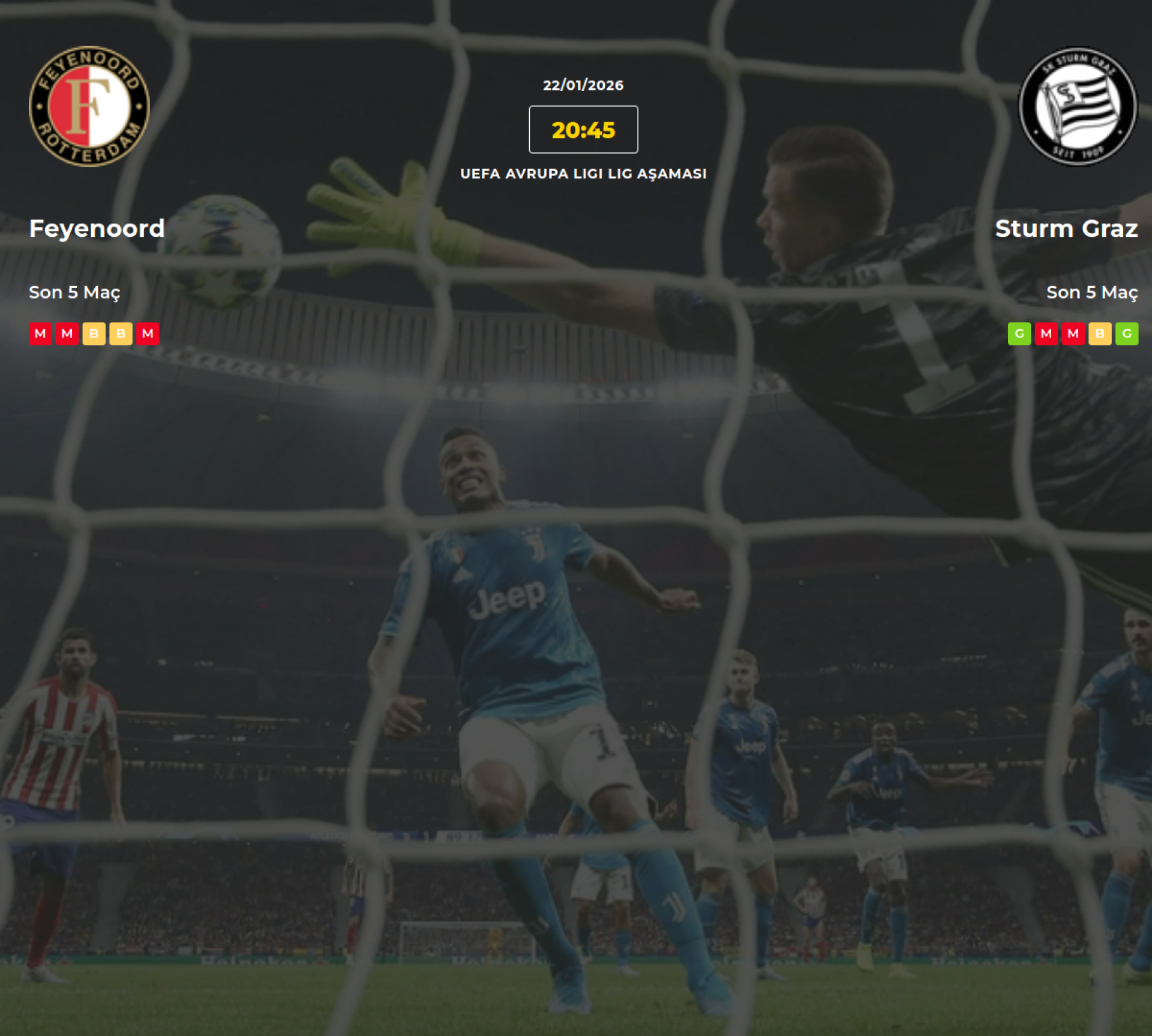 Feyenoord Sturm Graz İddaa Maç Tahmini 22 Ocak 2026