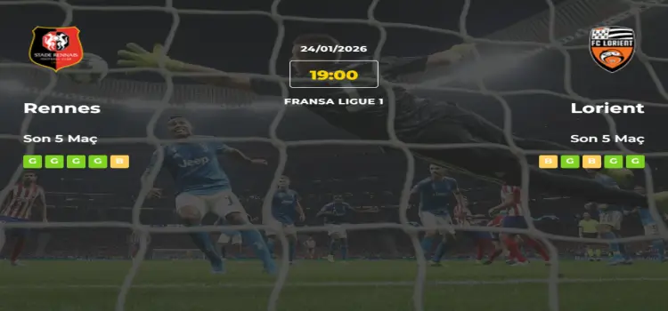 Rennes Lorient İddaa Maç Tahmini 24 Ocak 2026