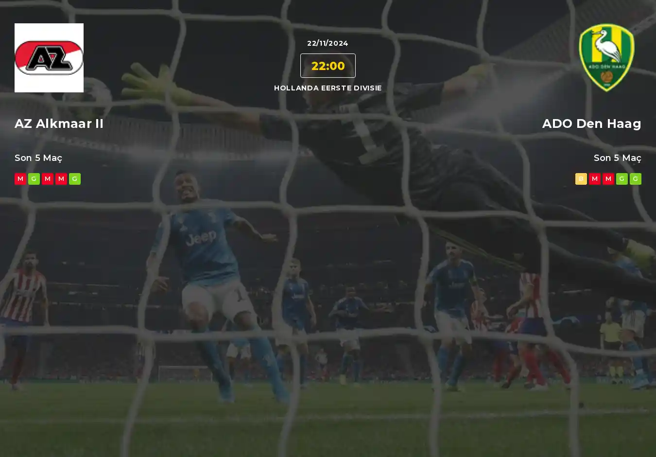 AZ Alkmaar II ADO Den Haag İddaa Maç Tahmini 22 Kasım 2024