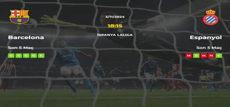 Barcelona Espanyol İddaa Maç Tahmini 3 Kasım 2024