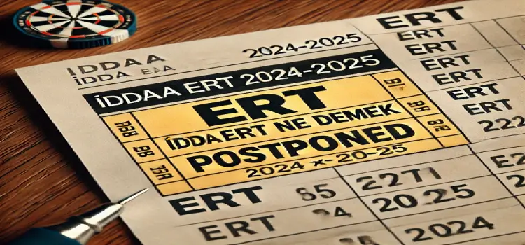 İddaa ERT Ne Demek 2024-2025