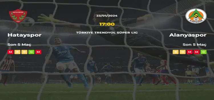 Hatayspor Alanyaspor İddaa Maç Tahmini 23 Ocak 2024