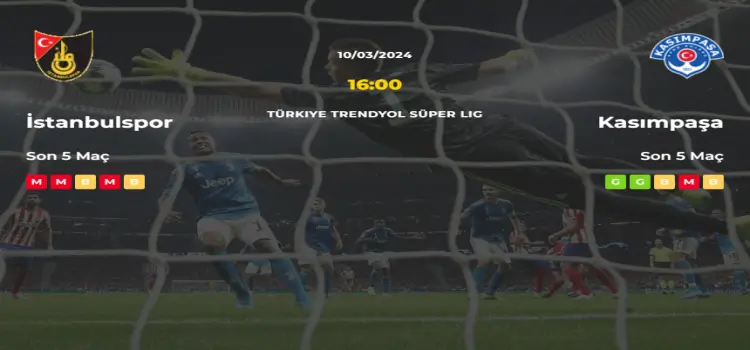 İstanbulspor Kasımpaşa İddaa Maç Tahmini 10 Mart 2024