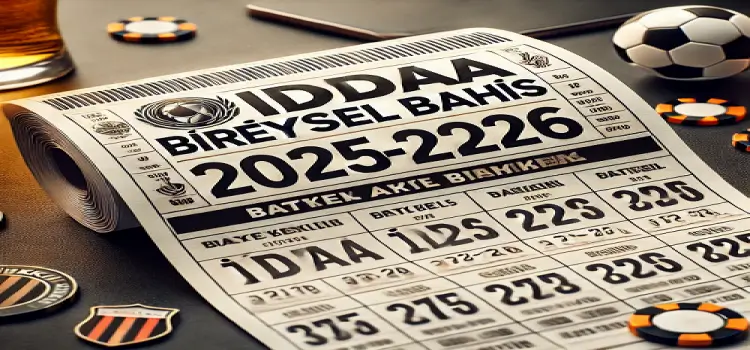 İddaa bireysel bahis 2025-2026