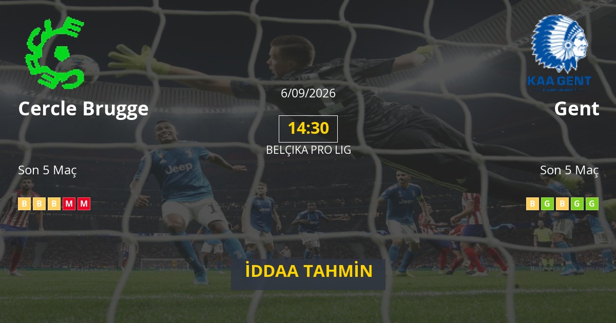 Cercle Brugge Gent İddaa Maç Tahmini 06 Eylül 2026