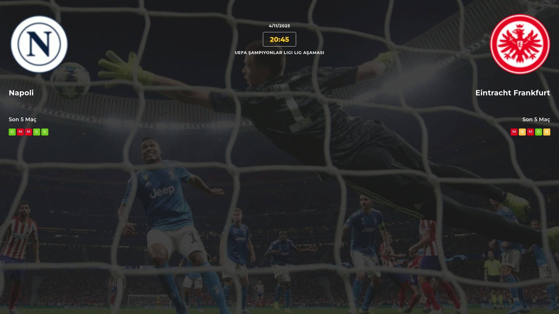 Napoli Eintracht Frankfurt İddaa Maç Tahmini 04 Kasım 2025