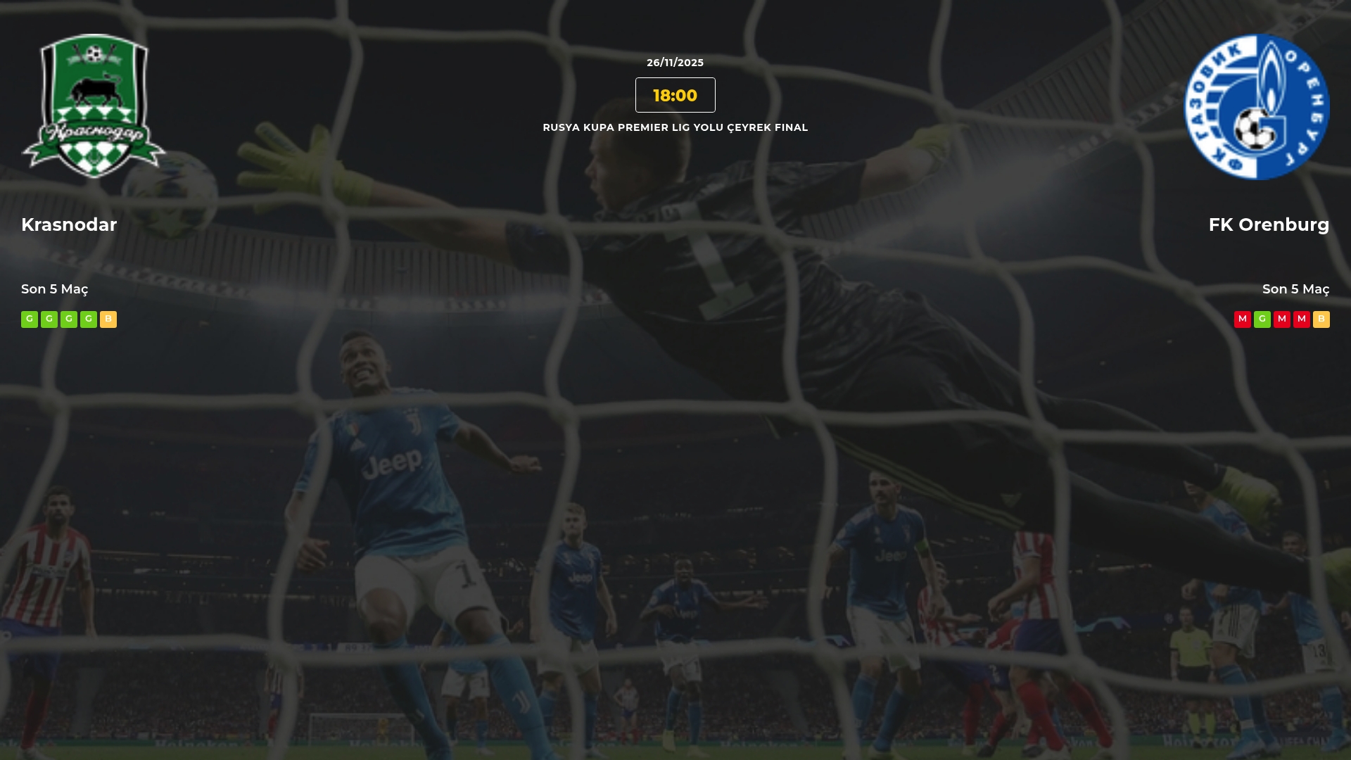 Krasnodar FK Orenburg İddaa Maç Tahmini 26 Kasım 2025