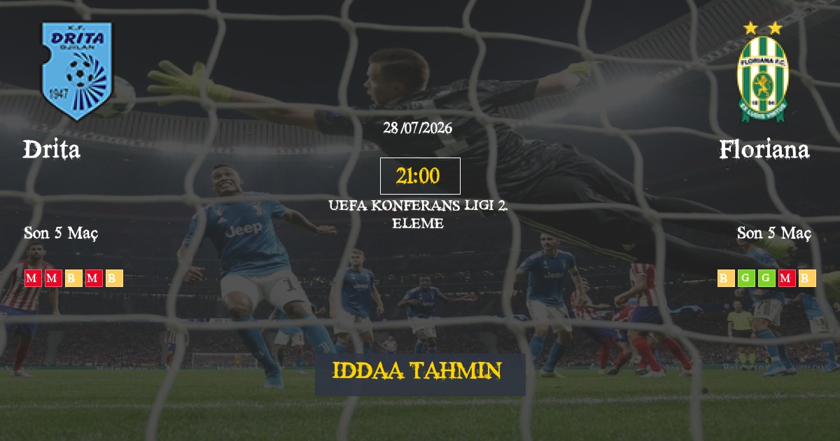Drita Floriana İddaa Maç Tahmini 28 Temmuz 2026
