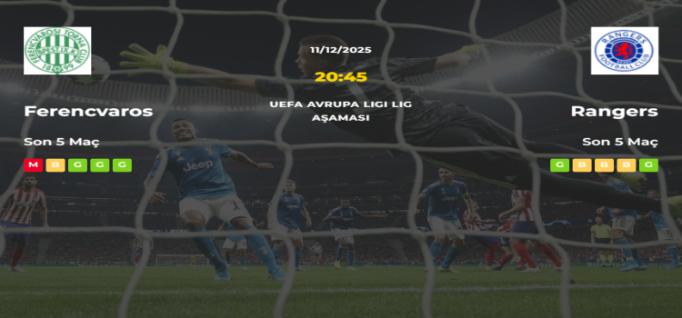 Ferencvaros Rangers İddaa Maç Tahmini 11 Aralık 2025