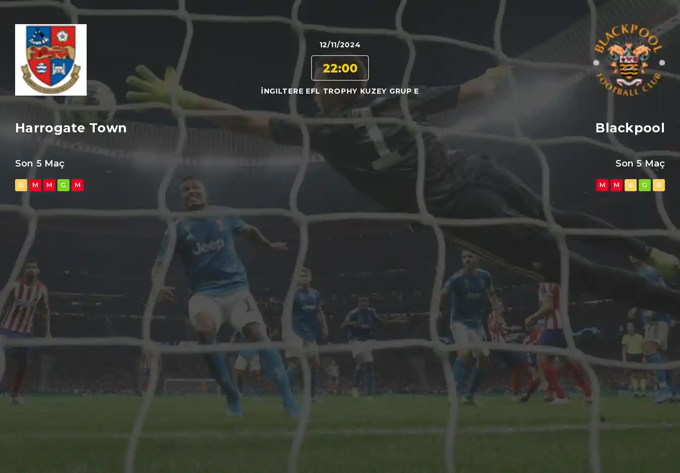 Harrogate Town Blackpool İddaa Maç Tahmini 12 Kasım 2024