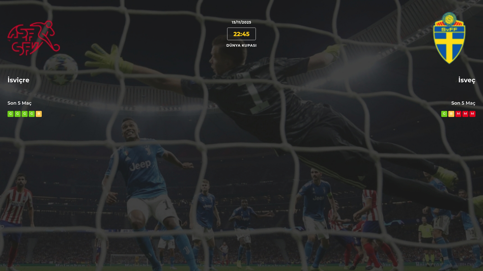 İsviçre İsveç İddaa Maç Tahmini 15 Kasım 2025