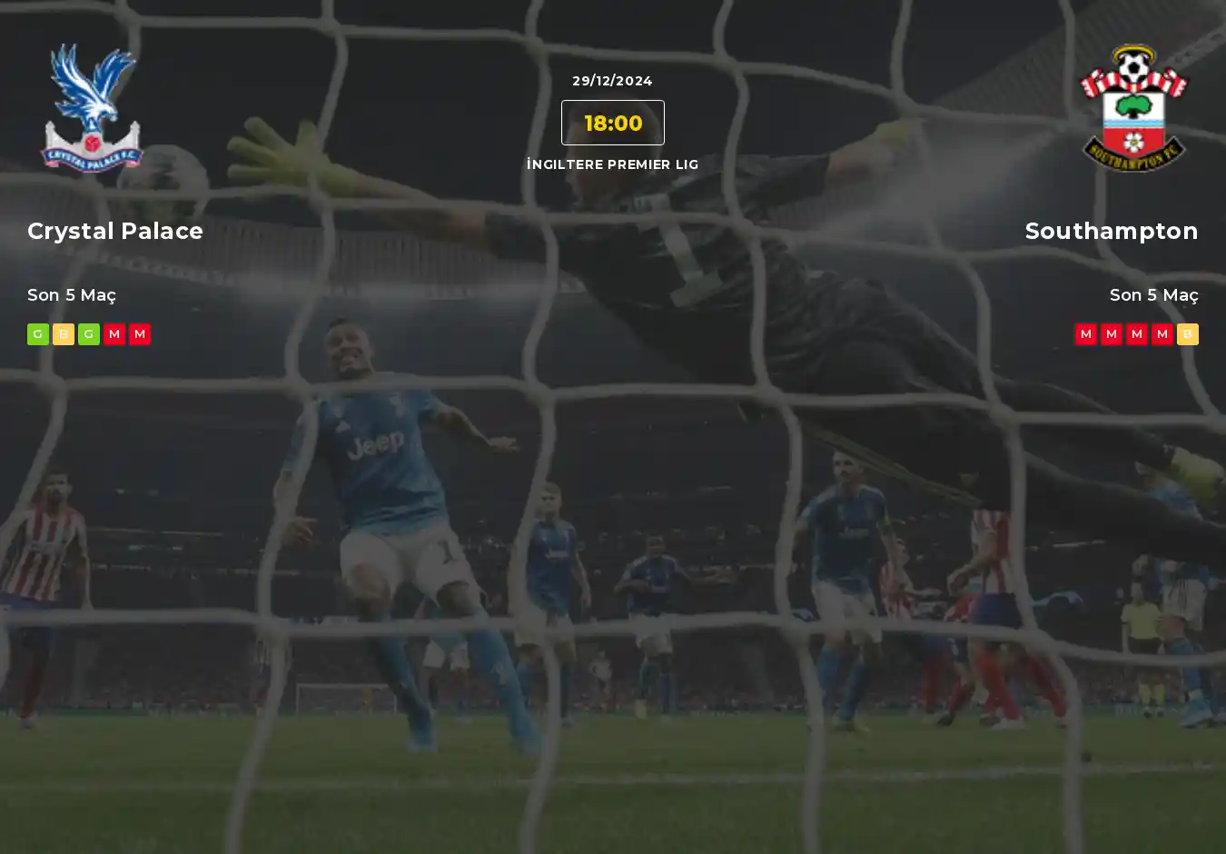 Crystal Palace Southampton İddaa Maç Tahmini 29 Aralık 2024