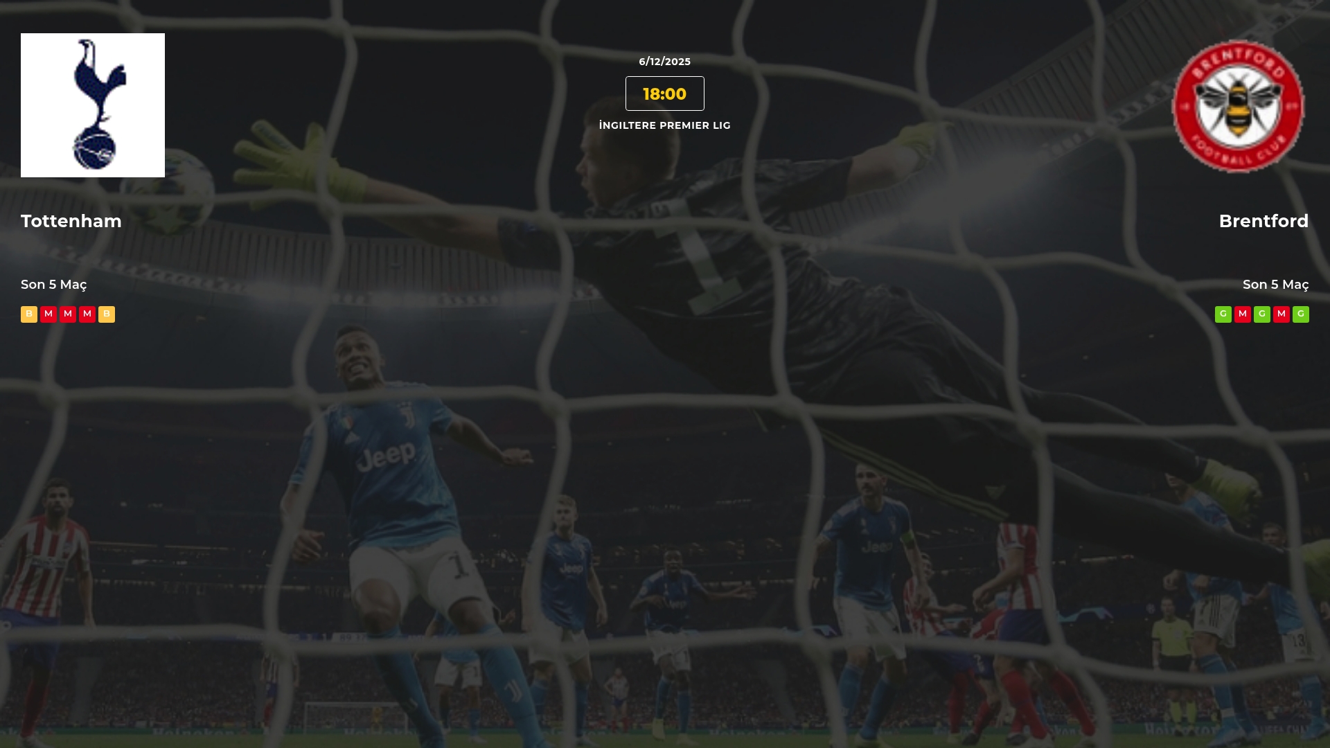 Tottenham Brentford İddaa Maç Tahmini 06 Aralık 2025