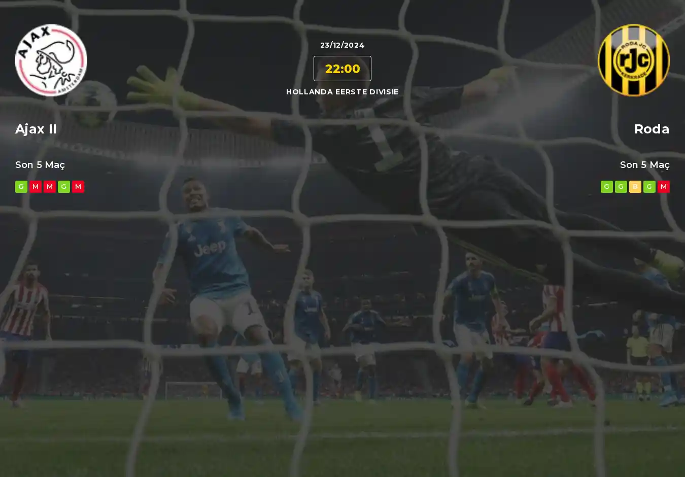 Ajax II Roda İddaa Maç Tahmini 23 Aralık 2024