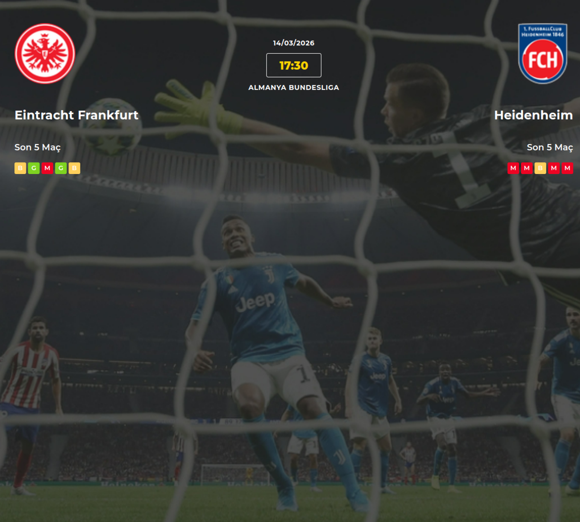 Eintracht Frankfurt Heidenheim İddaa Maç Tahmini 14 Mart 2026
