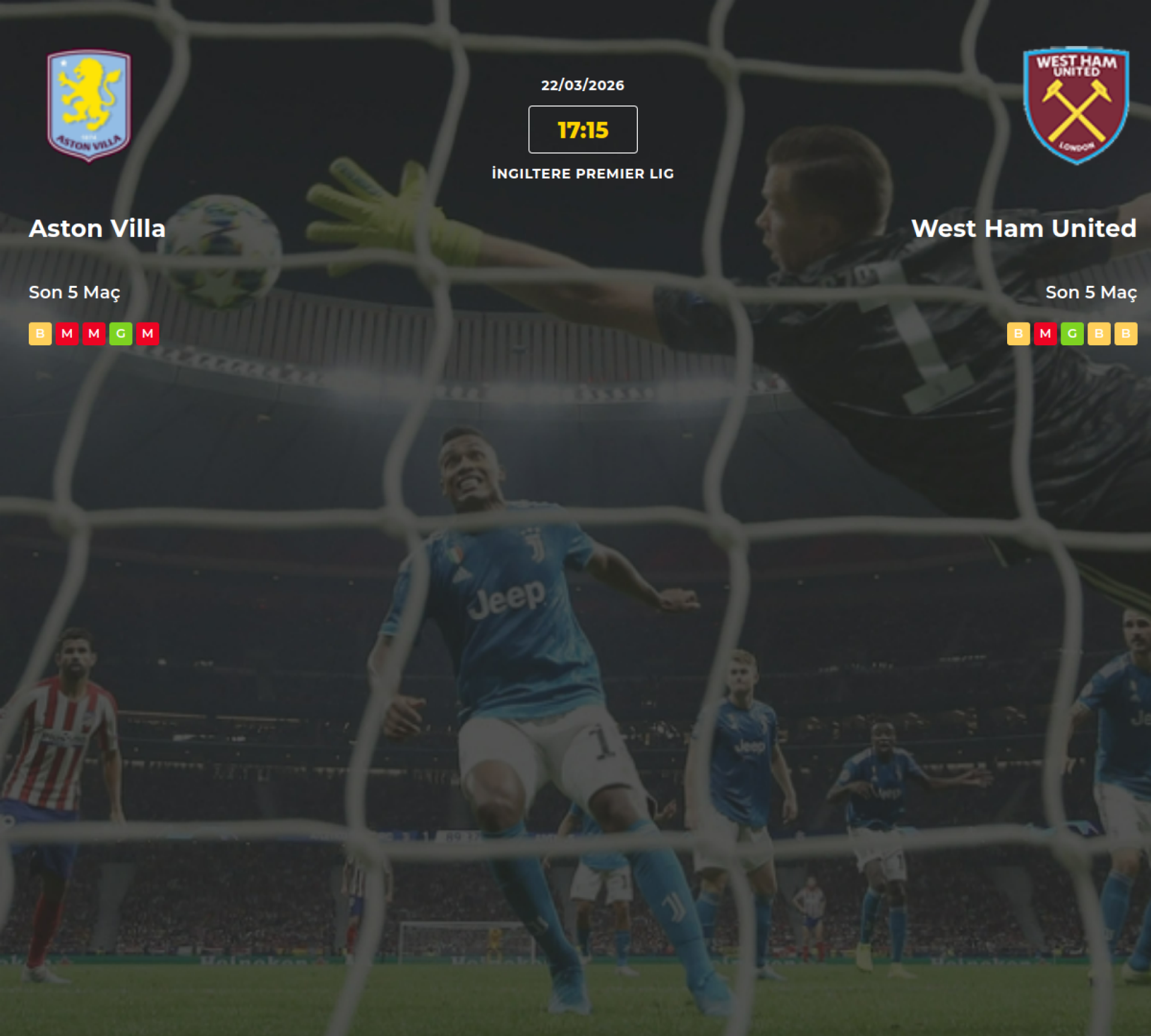 Aston Villa West Ham United İddaa Maç Tahmini 22 Mart 2026