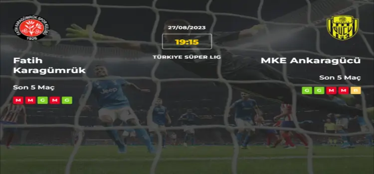 Fatih Karagümrük Ankaragücü İddaa Maç Tahmini 27 Ağustos 2023