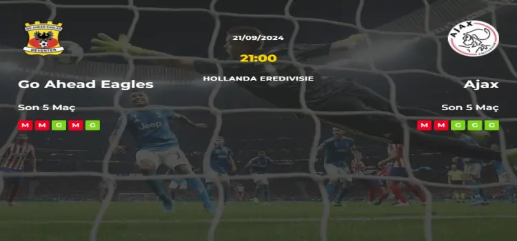 Go Ahead Eagles Ajax İddaa Maç Tahmini 21 Eylül 2024