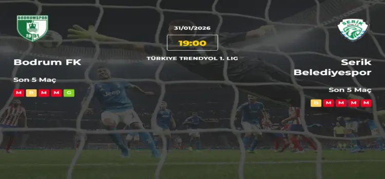 Bodrum Serik Belediyespor İddaa Maç Tahmini 31 Ocak 2026