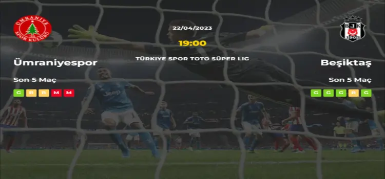 Ümraniyespor Beşiktaş İddaa Maç Tahmini 22 Nisan 2023