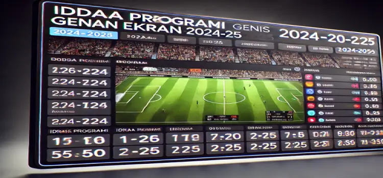 İddaa Programı Nesine Geniş Ekran 2024-2025