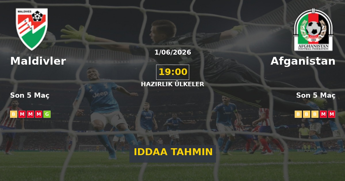 Maldivler Afganistan İddaa Maç Tahmini 01 Haziran 2026