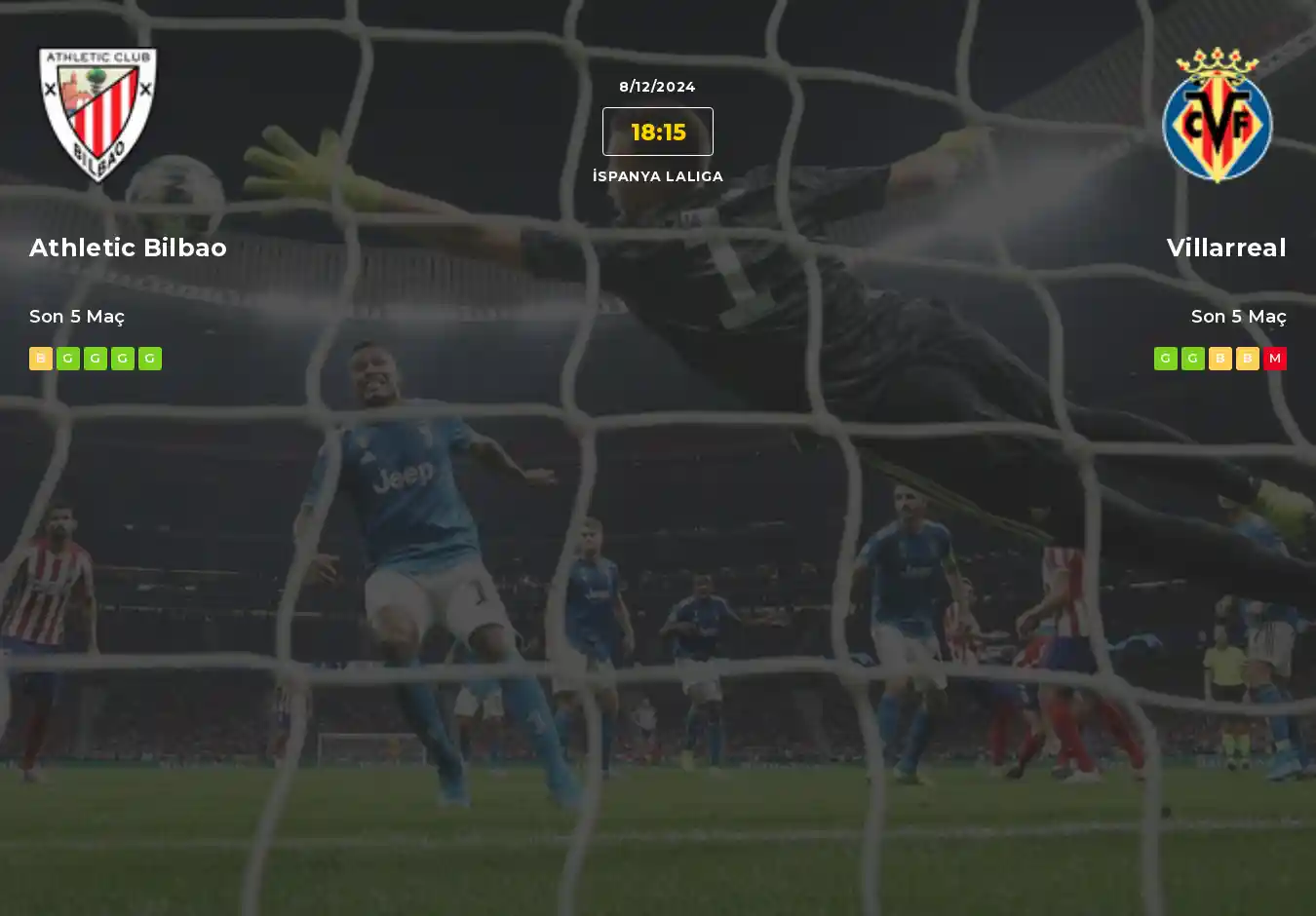 Athletic Bilbao Villarreal İddaa Maç Tahmini 08 Aralık 2024