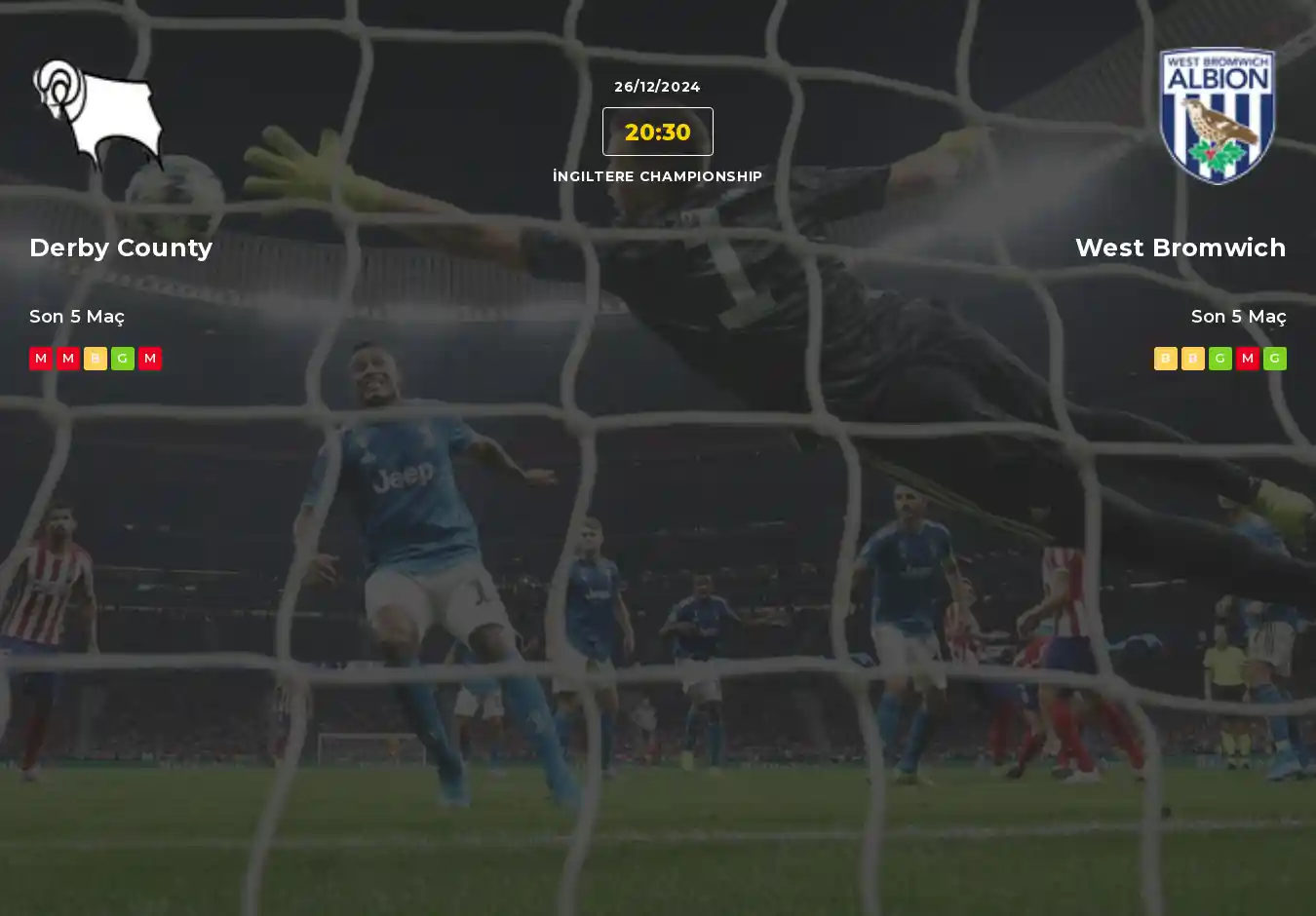Derby County West Bromwich İddaa Maç Tahmini 26 Aralık 2024