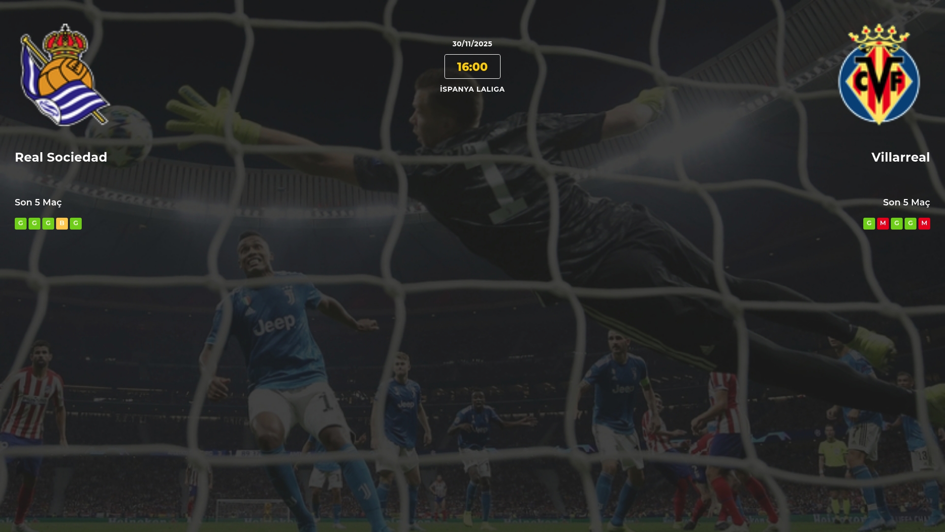 Real Sociedad Villarreal İddaa Maç Tahmini 30 Kasım 2025