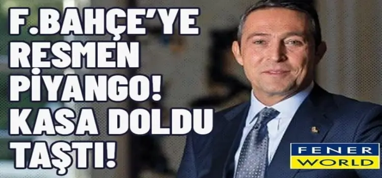 Fenerbahçe'ye müthiş gelir! Kasa doldu taştı