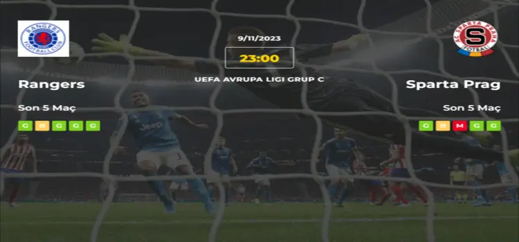 Rangers Sparta Prag İddaa Maç Tahmini 9 Kasım 2023