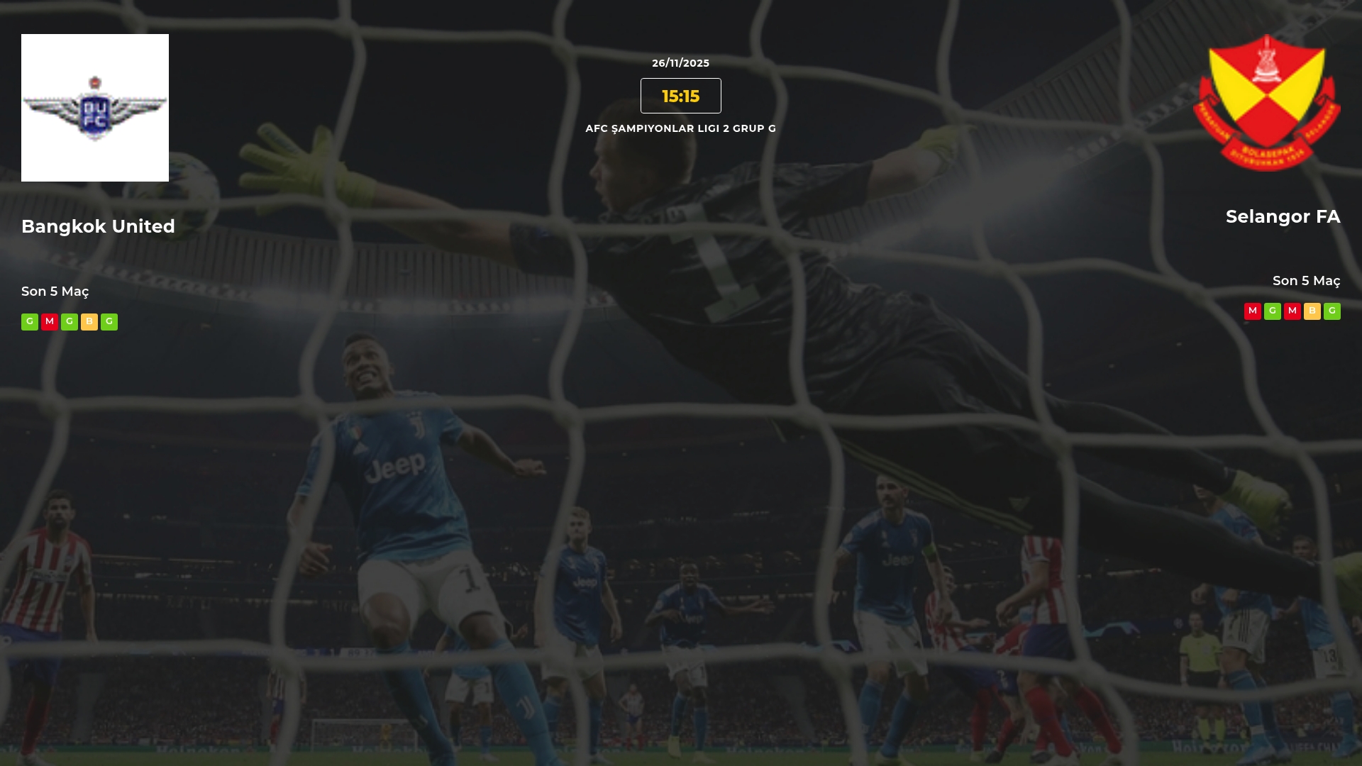 Bangkok United Selangor FA İddaa Maç Tahmini 26 Kasım 2025
