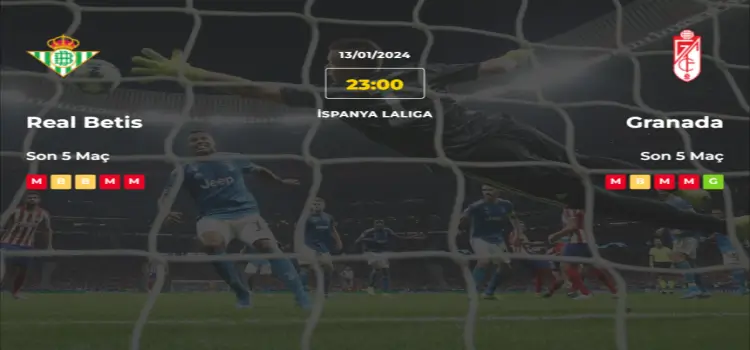 Real Betis Granada İddaa Maç Tahmini 13 Ocak 2024