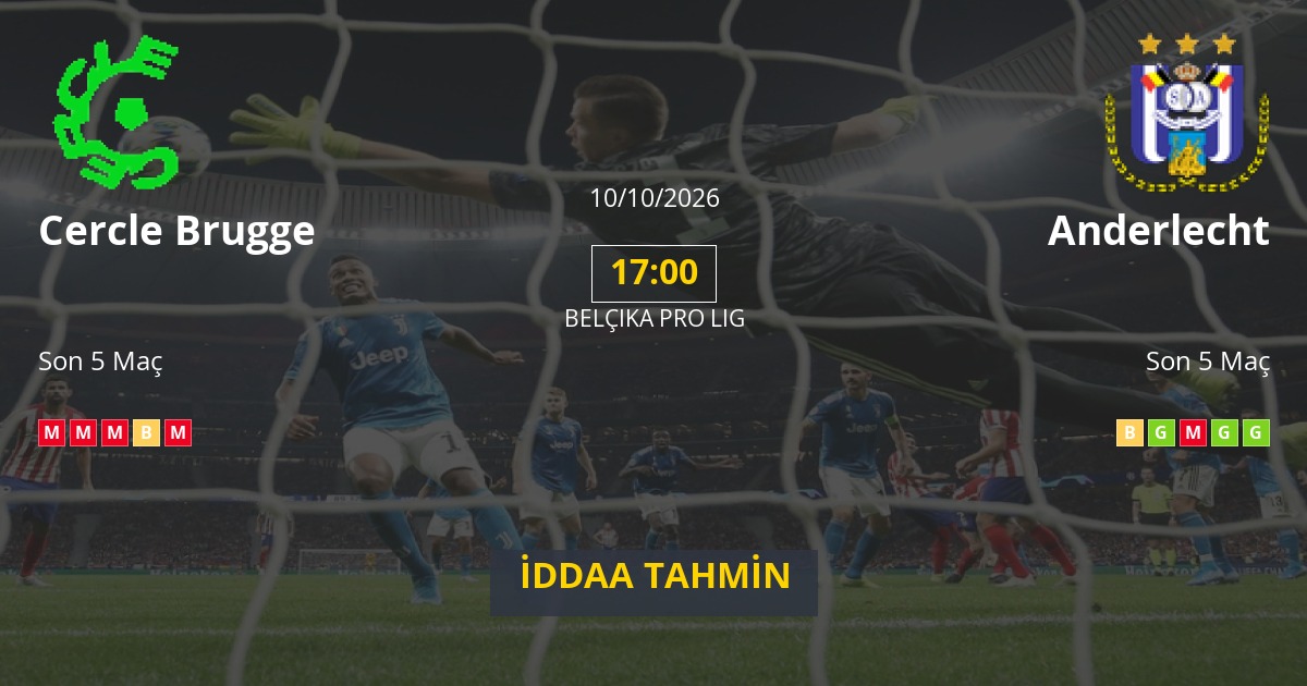 Cercle Brugge Anderlecht İddaa Maç Tahmini 10 Ekim 2026
