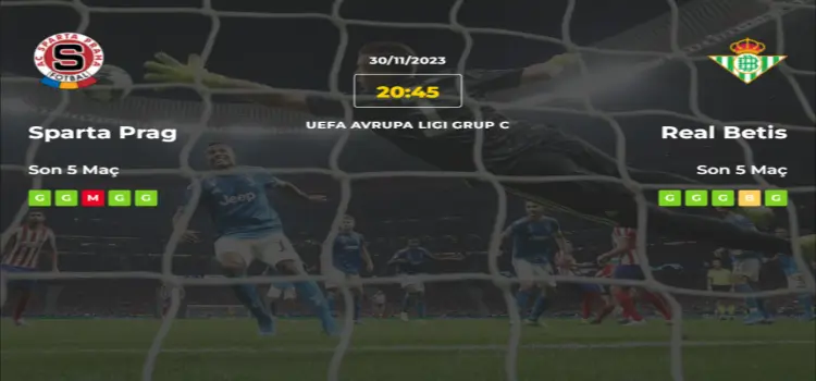 Sparta Prag Real Betis İddaa Maç Tahmini 30 Kasım 2023