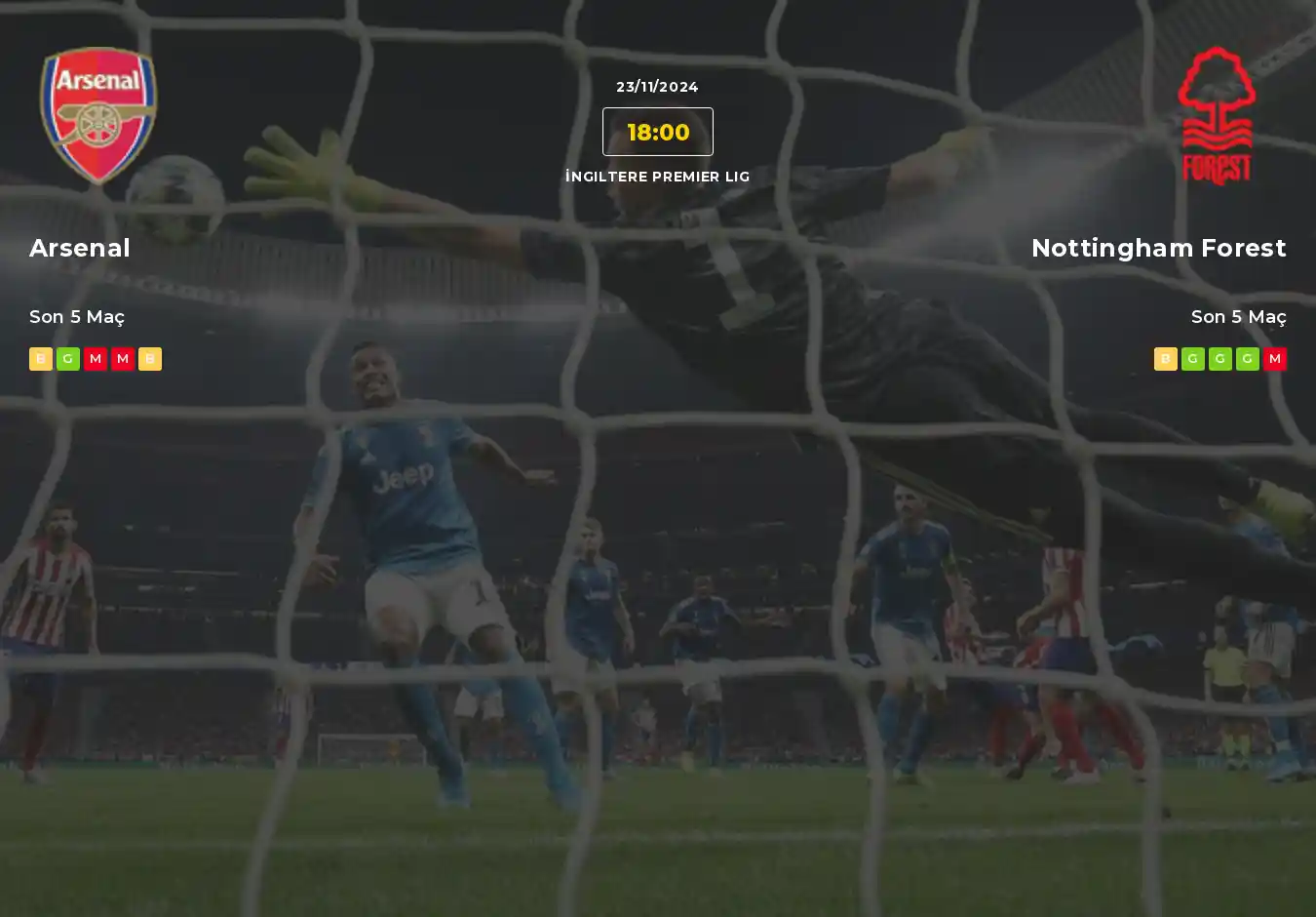 Arsenal Nottingham Forest İddaa Maç Tahmini 23 Kasım 2024