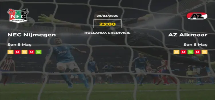 Nijmegen AZ Alkmaar İddaa Maç Tahmini 29 Mart 2025