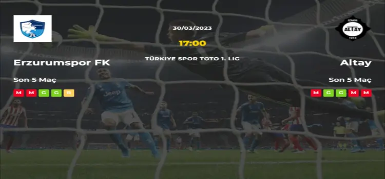 Erzurumspor Altay İddaa Maç Tahmini 30 Mart 2023