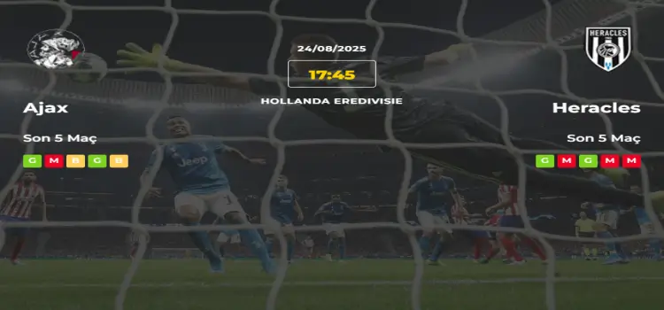 Ajax Heracles İddaa Maç Tahmini 24 Ağustos 2025