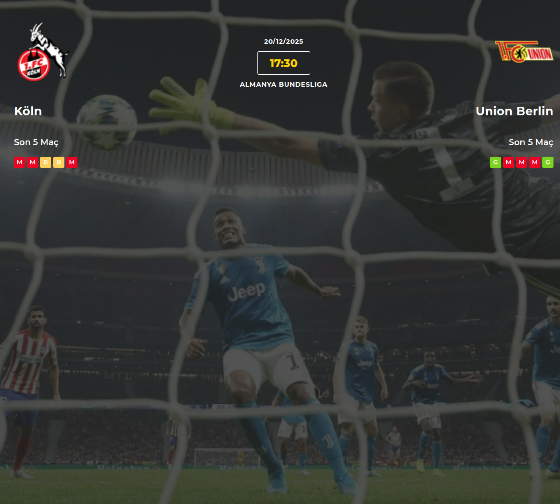 Köln Union Berlin İddaa Maç Tahmini 20 Aralık 2025