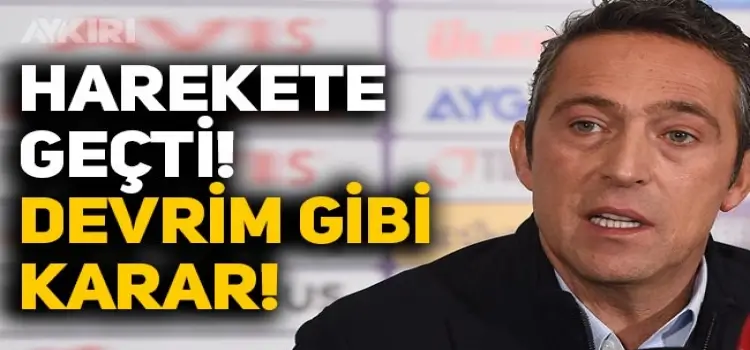 Ali Koç'tan devrim gibi karar!