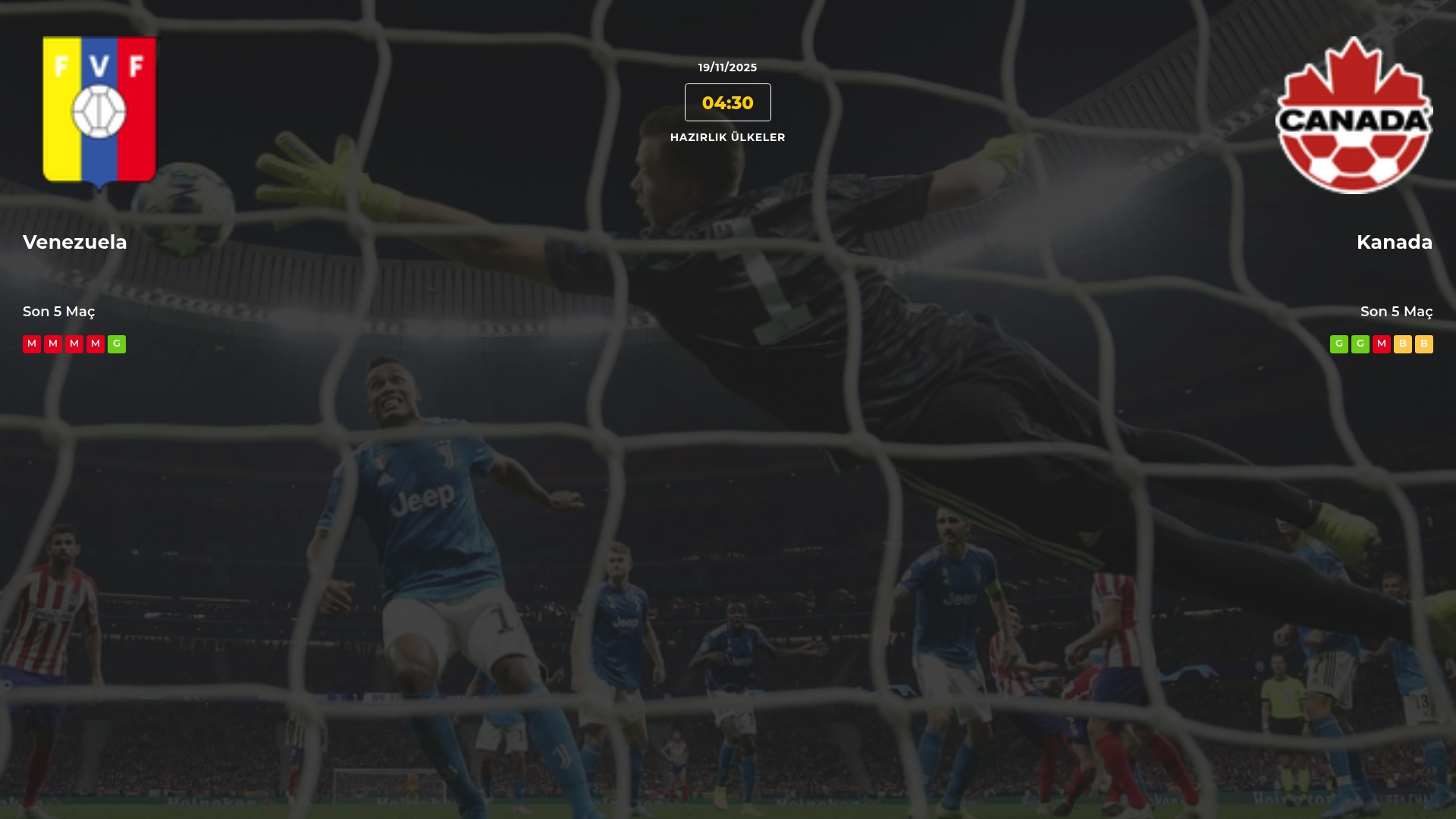 Venezuela Kanada İddaa Maç Tahmini 19 Kasım 2025